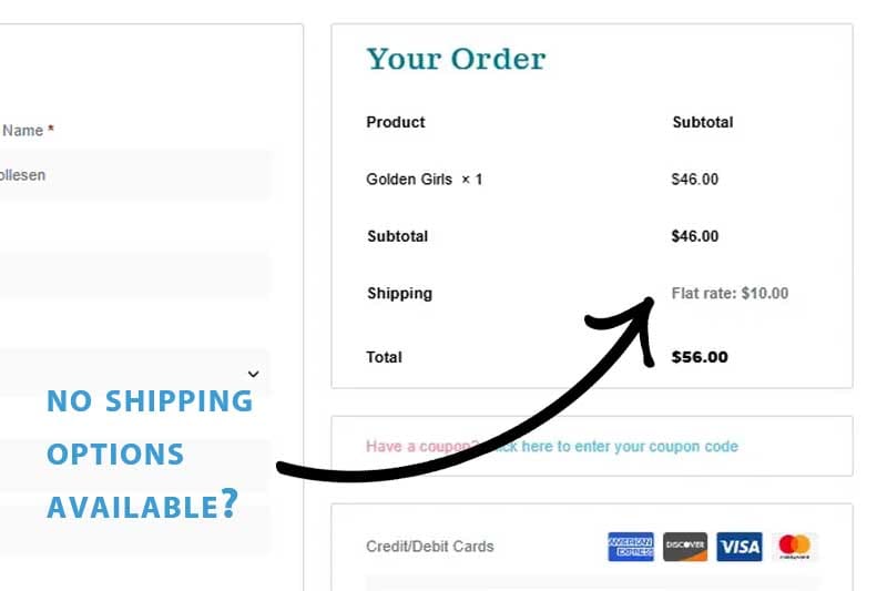 Why Your WooCommerce Shipping Rates Aren’t Showing at Checkout